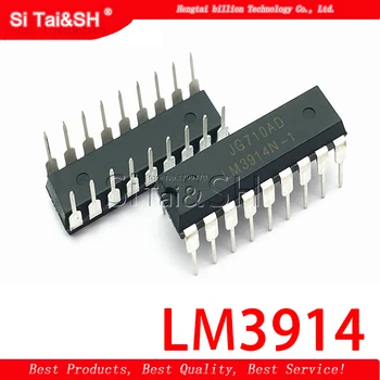 5PCS LM3914 LM3914N-1 LED DIP18