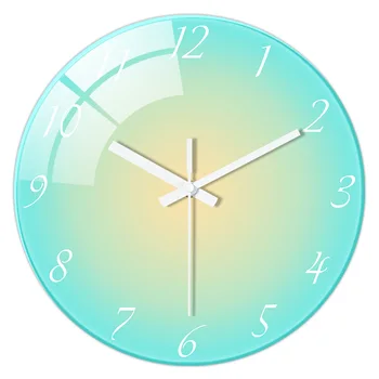 [12 Pulgadas 30cm] Reloj de Pared de la Sala de estar de Casa Moderna Atmosférica Reloj de Cuarzo Silencio Pared de la Habitación de reloj del Reloj del Reloj de Pared