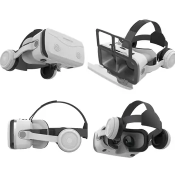 Multiuso Diseño Ergonómico de la Película los Juegos de Realidad Virtual VR Headset Gafas 3D, Juego de Accesorios