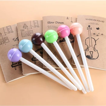 Lindo Lollipop Bolígrafo de Gel Creativa de los alumnos de Papelería 1PC