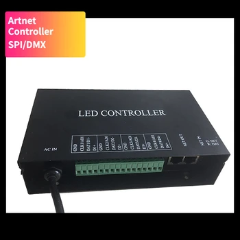 Programable ARTNET de Controlador de LED DMX Madrix Iluminación RGB Digital de la Tira de Píxel de Luz Rígida Bares SPI Direccionable Noches de Clubes