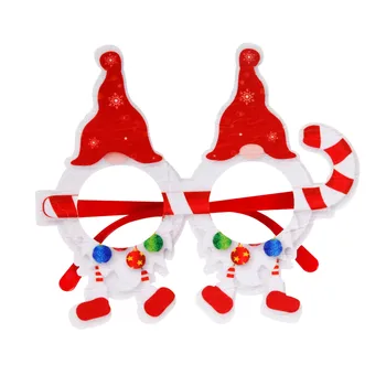 La navidad Gafas de Glitter Parte los Marcos de Anteojos de Navidad Decoración Accesorios de los Disfraces para la Fiesta de la Luz hasta Cajas con Cartas