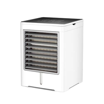 Aire Acondicionado portátil Ventilador de Evaporación Mini Refrigerador de Aire, Alimentado por USB de la Pantalla Táctil de Escritorio Ventilador de Refrigeración De la Oficina en Casa