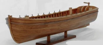 NIDALE modelo Sacle 1/48 Láser de corte de madera de Antigüedades de la vida modelo de barco kits de USS Bonhomme Richard Barco de la vida de modelo de barco en kit