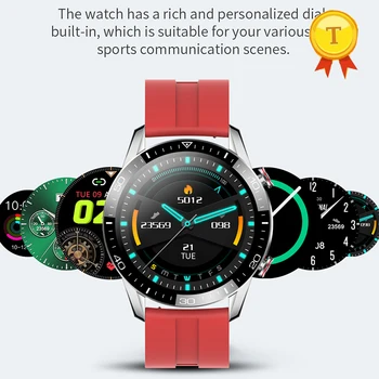 ECG PPG de la Frecuencia Cardíaca Medida Colorido Reloj Inteligente de los Hombres reloj del Teléfono de Bluetooth de la Llamada Impermeable IP68 Mujeres Smartwatch Android IOS