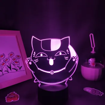 Natsume del Libro de los Amigos 3D Lámparas de Lava Anime Figura Madara Plutus Gato RGB de Neón Luces de la Noche Mesa Escritorio Decoración de Natsume Yuujinchou
