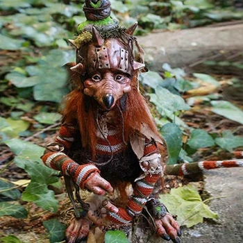 Resina Goblin Jardín de la Escultura de Decoración Adornos Demonio del Mal Espíritu Figuritas Estatuas de Jardín al aire libre del Patio de Césped Decoraciones