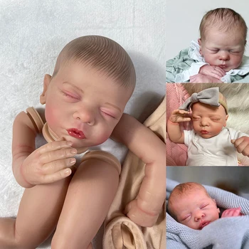 20 Romy Ya Pintado Reborn Doll Kit de hecho a Mano de Vinilo Bebe Reborn Doll Kits Realistas Pintados kits