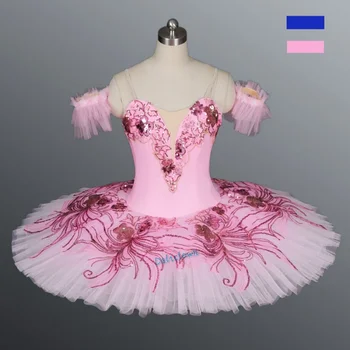 El Desempeño Profesional De Ballet Tutu Niñas De Adultos A Los Niños El Lago De Los Cisnes Bailarina De Danza Traje Panqueque Tutu De Ballet De Color Rosa Vestido De Las Niñas
