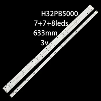 Kit de 3pcs LED de luz de fondo de la tira Para H32PB5000 Supra STV-LC32440WL H32PA3100 671-315D3-21401 HK315D07M HK315D07P-ZC14A-03