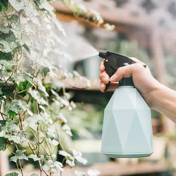 600 ml de Rombo regadera Bote Práctica de la Botella de Spray Contenedor de Plástico Planta de Jardín de Flores Rociador de Jardín Suministros de efecto Invernadero