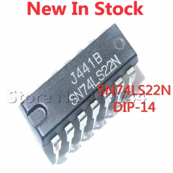 5PCS/LOT SN74LS22N HD74LS22P 74S22 DIP-14 4-entrada de doble puerta NAND En Stock, NUEVOS, originales IC