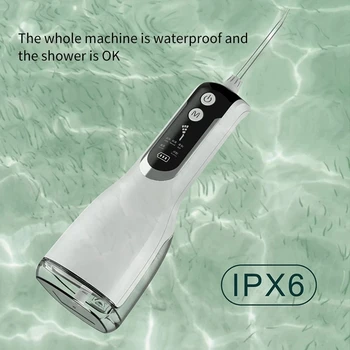 Nuevo inteligente dental Irrigador Oral punch USB Recargable irrigador oral Portátil Dental Jet 300 ml de Agua Tanque Impermeable