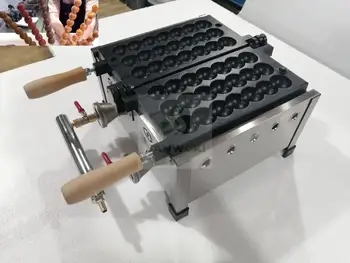 Recubiertos de azúcar Haws en Forma de Bocadillos de la Máquina de Gas Takoyaki Máquina de codorniz forma de la Bola de la torta de la Cacerola de Hornada Pincho wafflera Waffle Baker