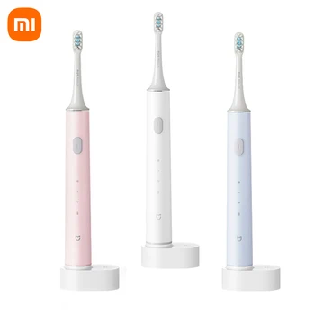 XIAOMI MIJIA Cepillo de dientes Eléctrico T500 Smart Sonic Cepillo de Ultrasonidos de Blanqueamiento de Dientes del Vibrador Inalámbrico de Higiene Oral Limpiador