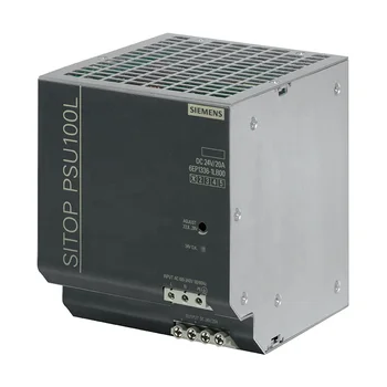 En stock SITOP PSU100L 24V/20A fuente de alimentación Estabilizada de entrada del PLC de SIEMENS MÓDULO 6EP1336-1LB00