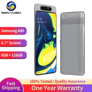 Original Samsung Galaxy A80 A805F 4G Teléfono Móvil de la Versión Global de 6,7