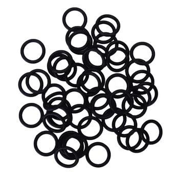 50 x guantes de goma de nitrilo O anillo negro de 11 mm x 15 mm x 2 mm Arandela de Sellado de bolsas de almohadillas de Goma
