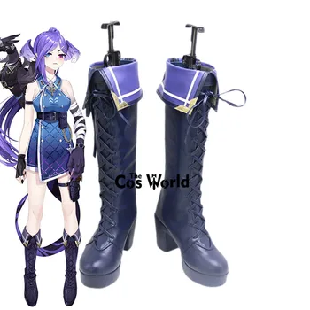 Usuarios De Youtube Virtual VTuber Obsydia Selen Tatsuki Anime Cosplay Personalizar Zapatos De Tacón Alto Zapatos Botas