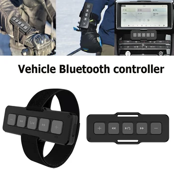 1/5PCS Inalámbrica Bluetooth Medios de comunicación el Botón de mando a distancia en Bicicleta de Manillar Medios de Controlador para IOS, Android Teléfono Reproductor de Música