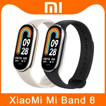 ( CN versión ) Xiaomi Mi Band 8 Inteligente de Pulsera de Los 7 Colores AMOLED Miband 8 de Oxígeno en la Sangre de Fitness Runkeeper Bluetooth Deporte Reloj Inteligente