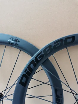 2022 Nueva bicicleta de carretera de carbono ruedas de 50mm Tubuless compatible Clinicer 25mm UD negro mate logotipo de 700C juego de ruedas de carbono