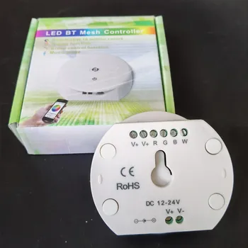 RGB Controlador de Bluetooth DC12V 24V Música Bluetooth Controlador de la Tira de la Luz de Controlador Para RGB LED Tira de LED