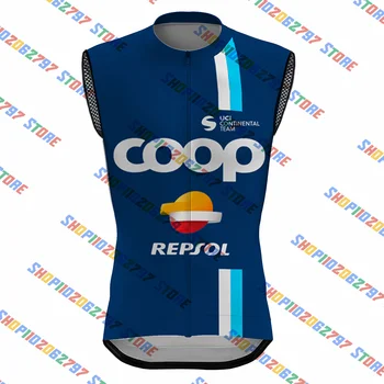 2023 EQUIPO COOP Montó en Bicicleta Ciclismo Jersey, Cazadora sin Mangas de la Ropa Maillot Superior Ropa Ciclismo