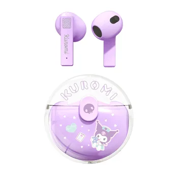 Hello Kitty Dibujos Animados Kuromi Lindo De La Moda Verdadera Inalámbrica Bluetooth Auriculares 5.3 Reducción De Ruido De Deportes De La Música De Los Auriculares Estéreo
