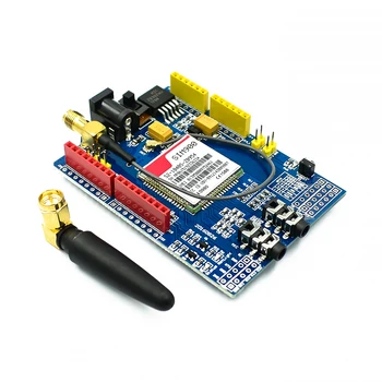 SIM900 GPRS GSM Shield Desarrollo de la Junta Quad-Band kit de Módulo Para Arduino