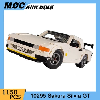 10295 Sakura Silvia GT de la Ciudad Modelo de Vehículo Moc Bloques de Construcción de Coches Deportivos de Ladrillos de BRICOLAJE Reunido Juguetes Educativos Mostrar a los Niños de Regalo