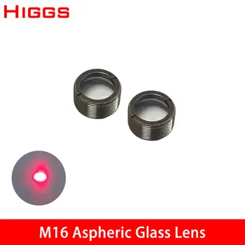 Latón shell M16 0,5 mm de hilo de Vidrio lente asférica módulo de láser lentes Ópticos colimador de revestimiento AR