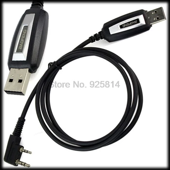 por DHL o EMS 50 piezas J1506A Cable de Programación USB 2 Pines para QUANSHENG PUXING WOUXUN TYT BAOFENG UV5R