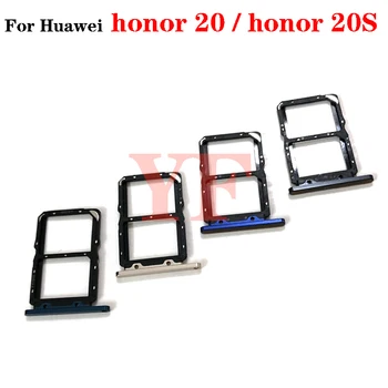 Para Huawei Honor de 20 AÑOS 20 Nova 5T 20 Pro V20 20i Bandeja de Tarjeta de SIM de la Ranura de la Titular de Enchufe del Adaptador de Reparación de Piezas de