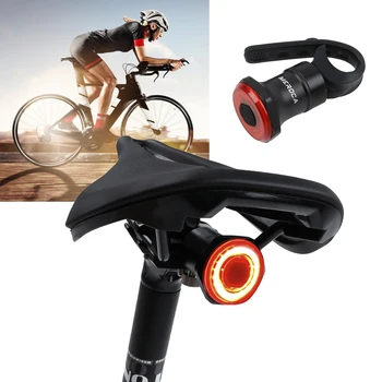 MEROCA Smart Luz de la Bici de luces Traseras LED Luz de la Bicicleta Freno Automático de Detección de IPx6 Impermeable de Carga USB Ciclismo Accesorios para Bicicletas