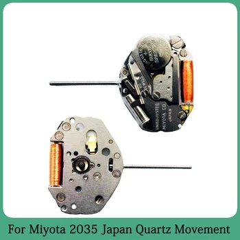 Adecuado para Miyota 2035 movimiento de cuarzo Japonés de tres pines calendario-gratis la herramienta de reparación de reloj resistente de metal gear estable performanc