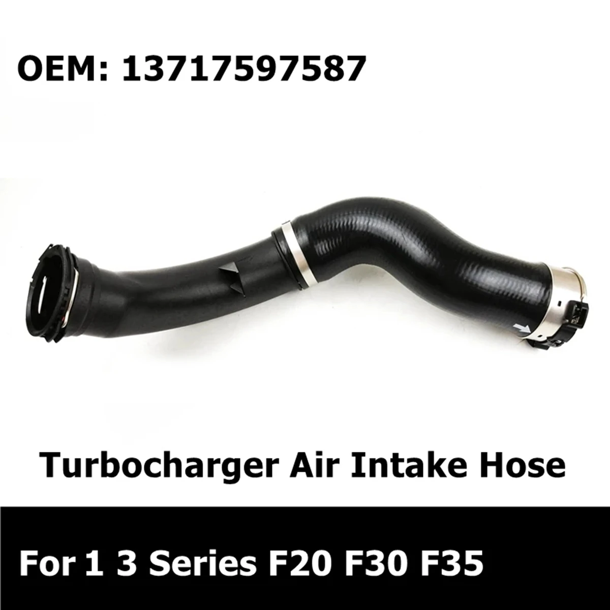 13717597587 de los Accesorios del Coche del Turbocompresor Tubo de Manguera de Admisión de Aire para BMW 1 Serie 3 F20 -F21 F30 F31 F35