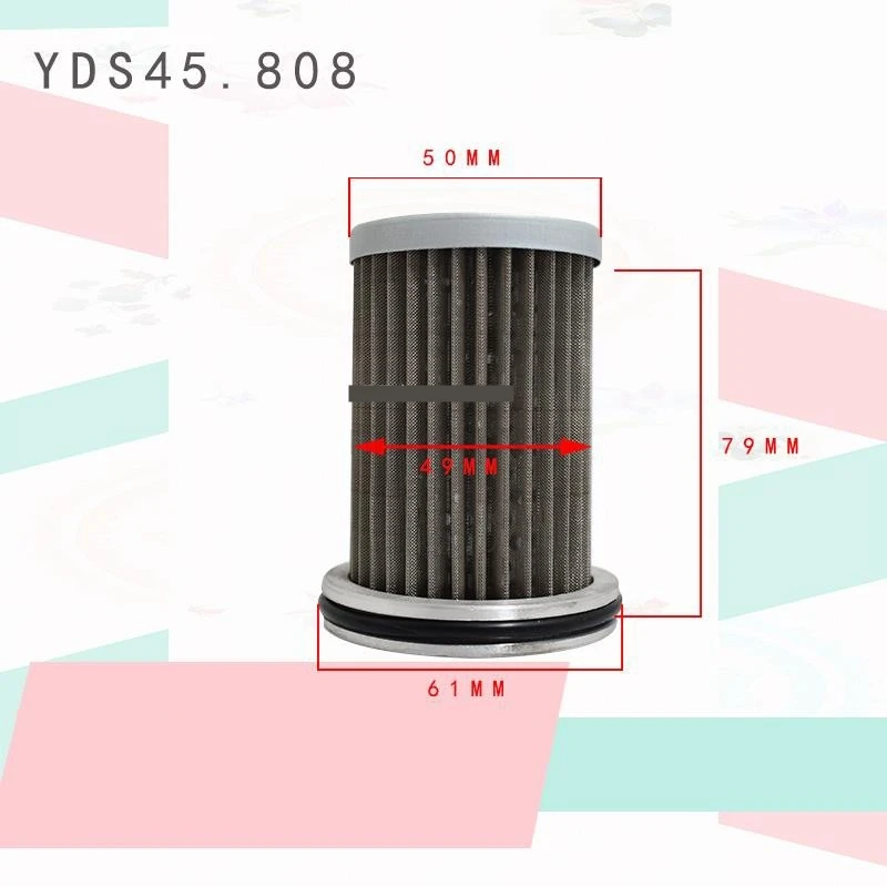 Carretilla elevadora de la caja de engranajes del elemento del filtro de doble variable interna del elemento del filtro de la caja de cambios automática de filtro YDS45.808 applicable4.5accessories