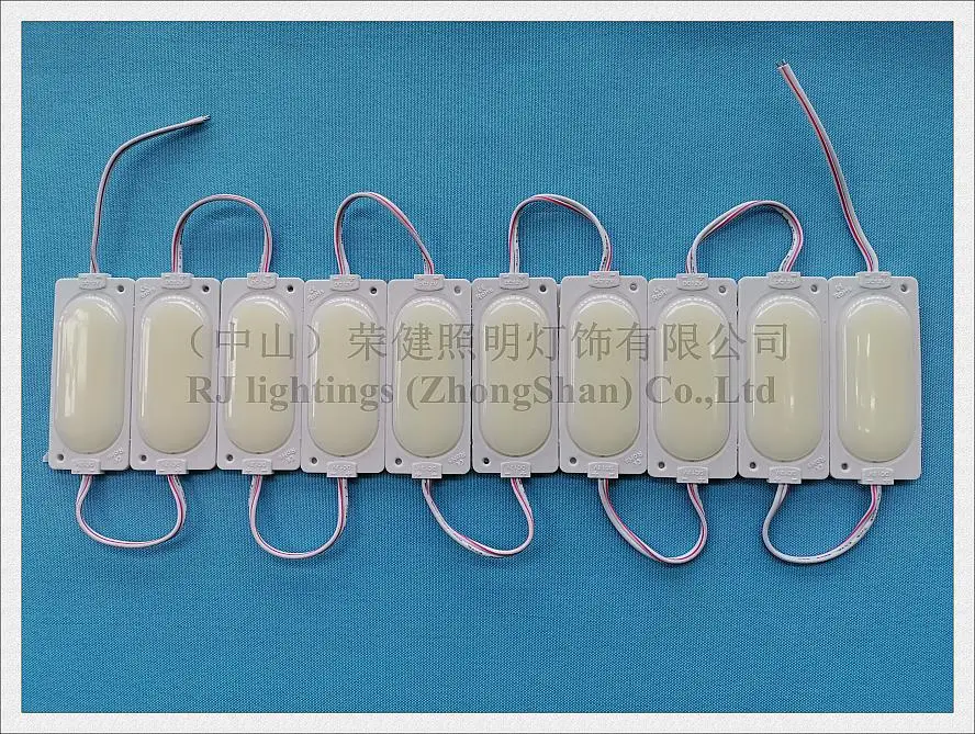 la inyección de la MAZORCA LED de módulo de luz para firmar letras de canal de la MAZORCA de 3W 85mmX35mm DC12V IP65 impermeable del PWB del aluminio de alto brillo CE