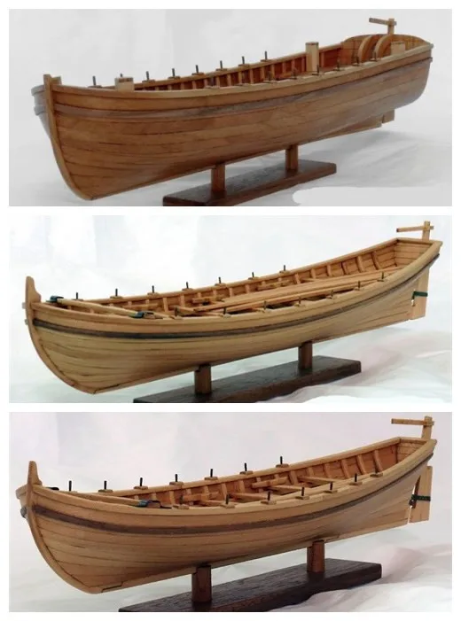 NIDALE modelo Sacle 1/48 Láser de corte de madera de Antigüedades de la vida modelo de barco kits de USS Bonhomme Richard Barco de la vida de modelo de barco en kit