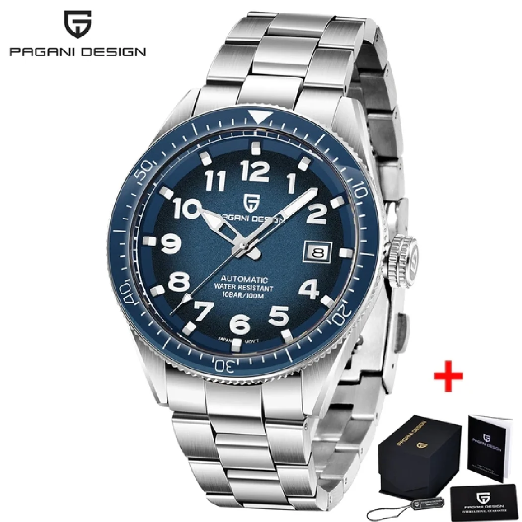 PAGANI, el DISEÑO de Nuevos deportivos de Lujo relojes de Pulsera Mecánicos de la Marca Superior de los Hombres Automáticos de los Relojes de Acero Inoxidable Impermeable Reloj para los Hombres